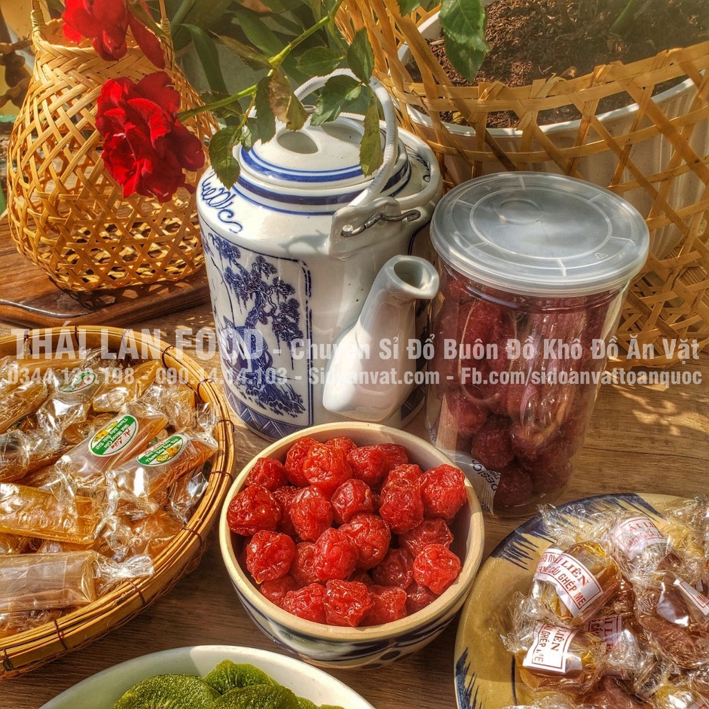 Xí Muội (Ô Mai) Mận Cơm Chua Ngọt Lon 500Gram