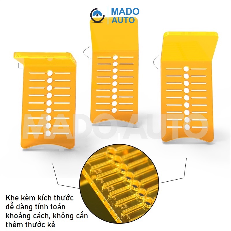 Dụng cụ hỗ trợ đo kích thước thiết kế, cắt Decal trang trí, dán xe ô tô MADO AUTO F55