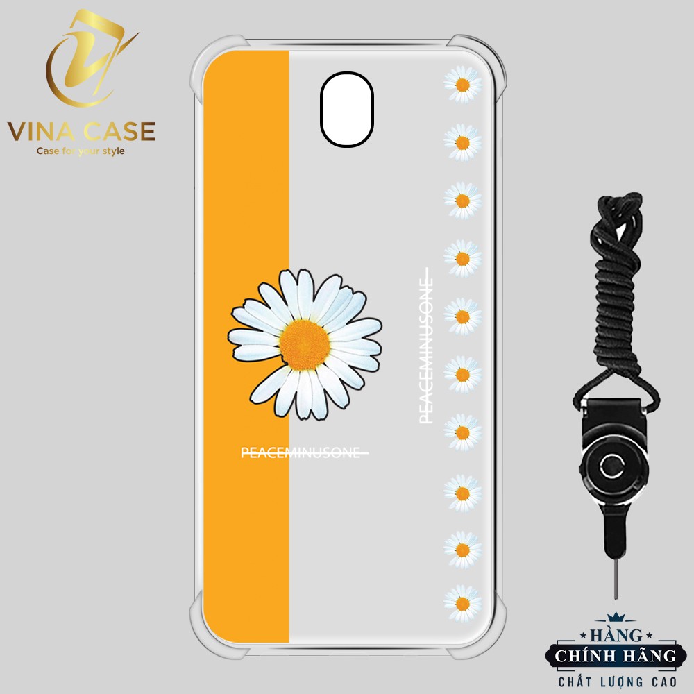 Ốp lưng Samsung J7 Pro/J730 Hoa Cúc Peaceminusone chống sốc trong(sản phẩm có 6 mẫu)-Tặng kèm dây đeo điện thoại | BigBuy360 - bigbuy360.vn