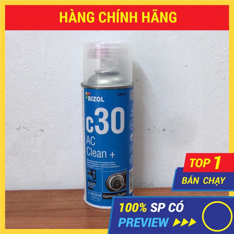 Xịt bọt làm sạch điều hoà BiZol C30