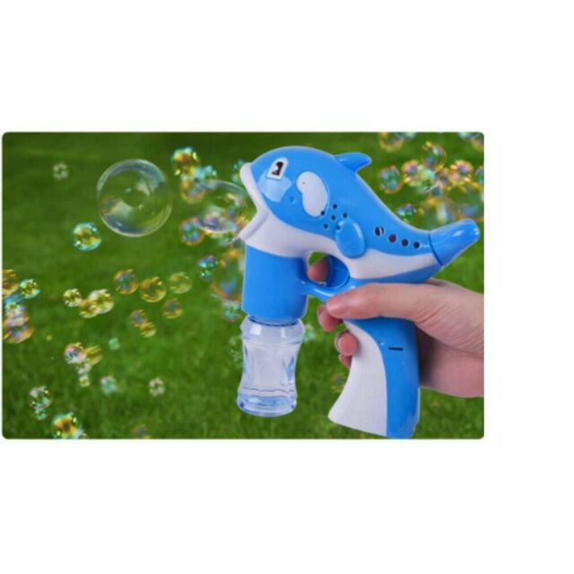 Súng bắn bong bóng xà phòng dùng pin