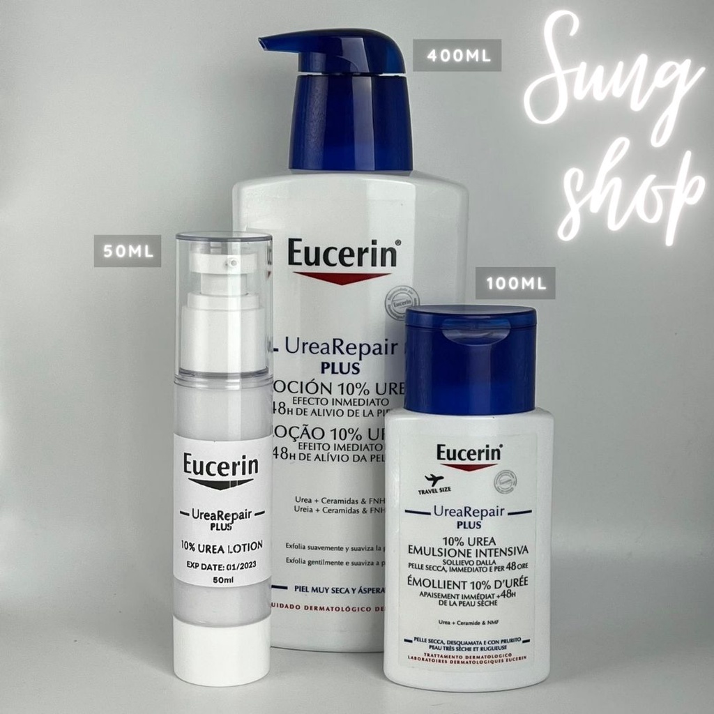 [HIỆU QUẢ] Lotion chăm sóc dưỡng ẩm cho da khô vảy nến Eucerin Urea Repair PLUS Lotion 10%