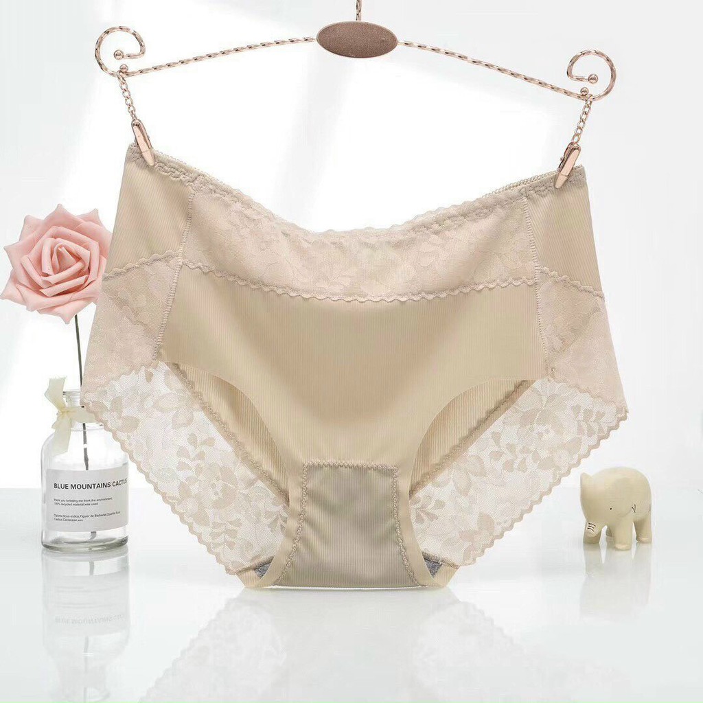 Quần lót su mềm , quần chip nữ pha ren QL65 mông 90cm đến 95cm không gian eva KGE | BigBuy360 - bigbuy360.vn