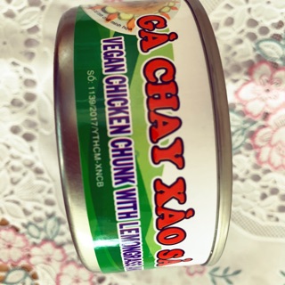 Thực phẩm chay- Gà chay xào sả ớt