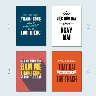 Tranh treo tường tự chọn HD Solgan Động Lực HD-SLG-0002 KT 45 x 60 cm