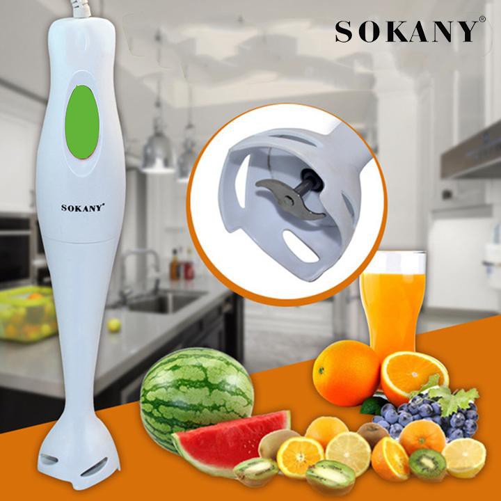 Bộ máy xay đa năng cầm tay Sokany Sk1800 Xay chế biến đồ ăn dặm