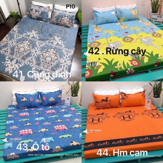 Bộ ga gối cotton siêu đẹp nha