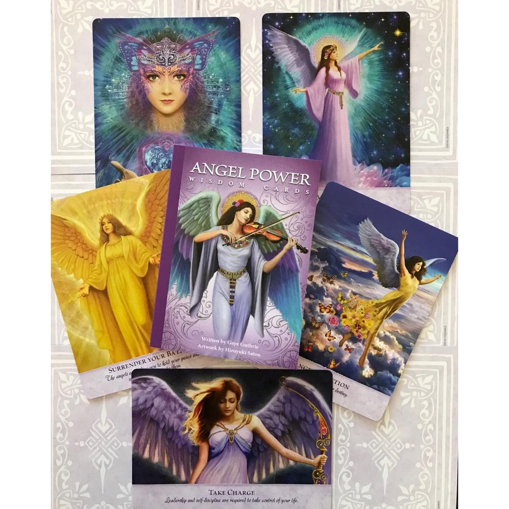 Bộ Bài Angel Power Wisdom Cards (Mystic House Tarot Shop) - Bài Gốc Authentic Chính Hãng 100%