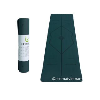 (ẢNH THẬT+ VIDEO) THẢM TẬP YOGA ECO MAT ĐỊNH TUYẾN, CHẤT LIỆU TPE, 1 LỚP, DÀY 8LI