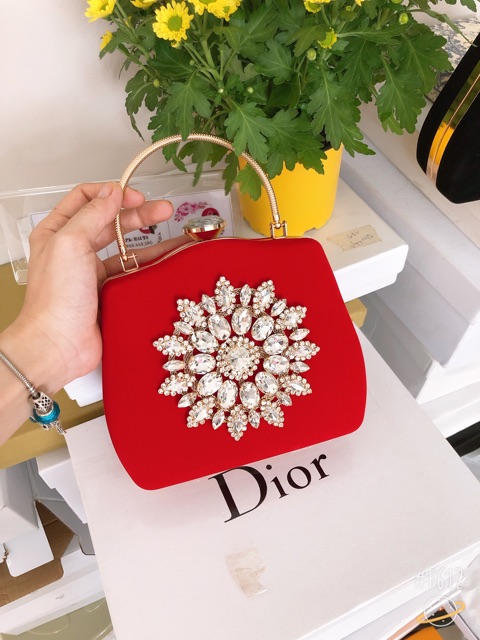 Cốp nhung đi tiệc (vừa đt) kèm dây đeo | BigBuy360 - bigbuy360.vn