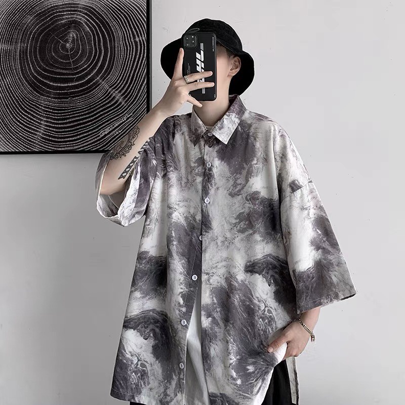 Áo sơm mi LOANG Unisex chất cotton thoáng mát SM1
