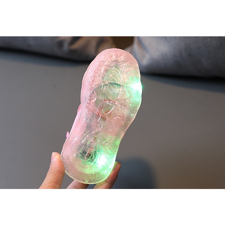 Giày Thể Thao Hello Kitty Có Đèn Led Cho Bé Size 22-31