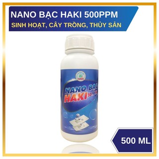 Nano bạc Haki nguyên chất đậm đặc chuyên cải tạo môi trường nước và phòng và trị bệnh cho thủy sản