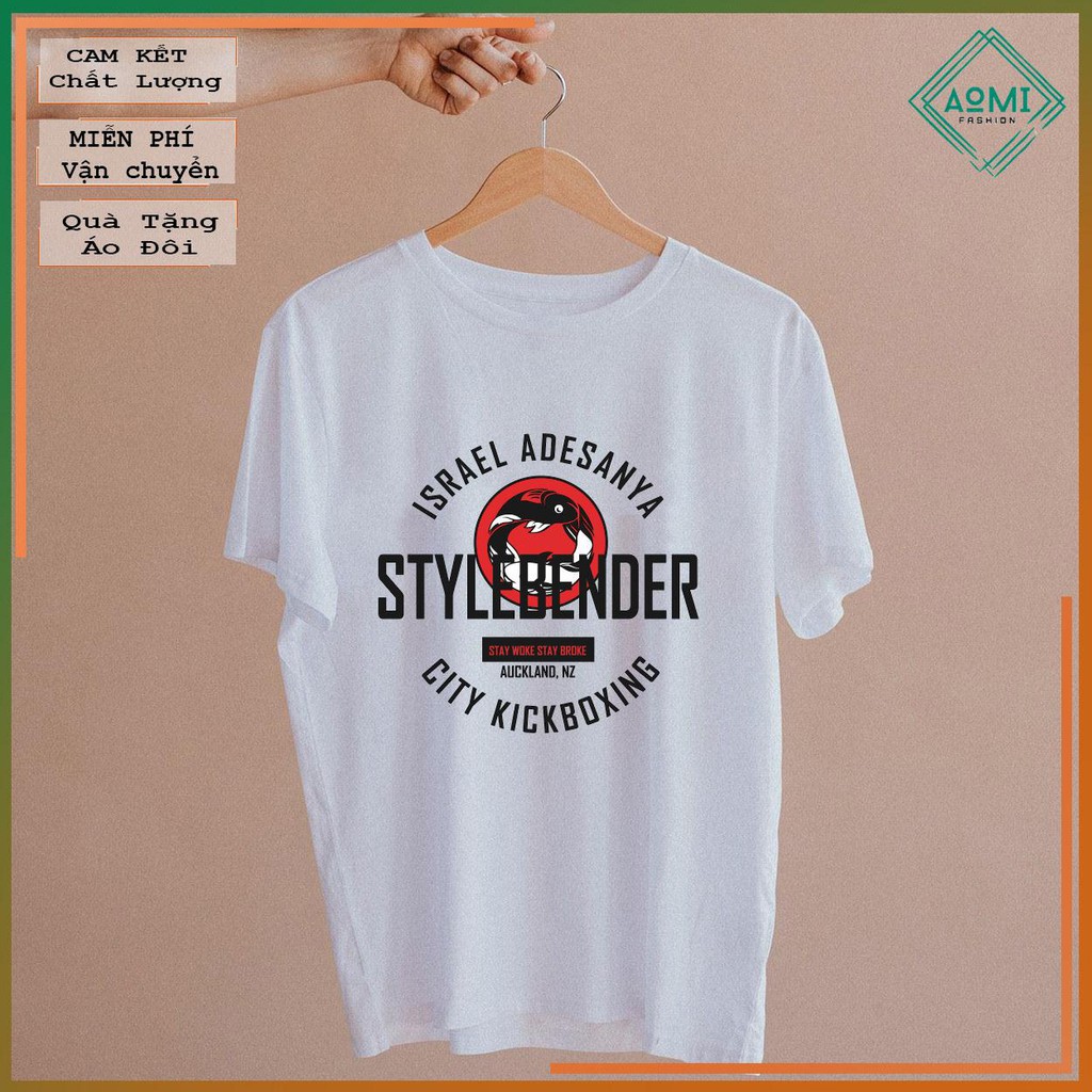 ÁO THUN AOMIVN Israel Adesanya 2-01TS0_121TAY LỠ CÁ TÍNH PHÔNG IN PHONG CÁCH HÀN QUỐC AOMI DU LỊCH