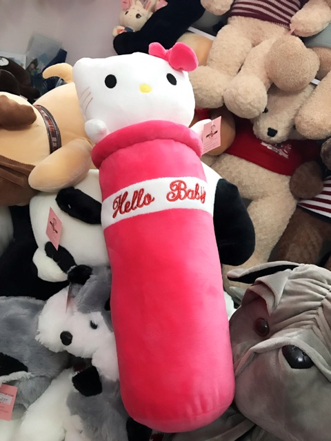 Gối ôm Hello Kitty cho bé gái 80cm (video thật)