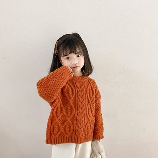Áo len vặn thừng cho bé