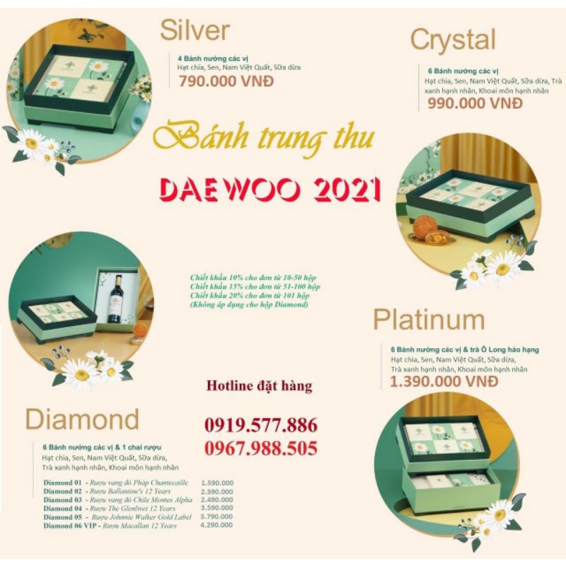 Bánh Trung Thu Khách Sạn Deawoo  - Mooncake Collection | BigBuy360 - bigbuy360.vn