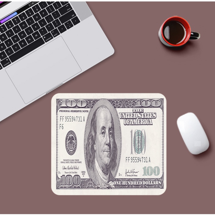 Lót chuột hình dolla 21x26 pad chuột chất liệu vải bền, đáy cao su siêu đẹp