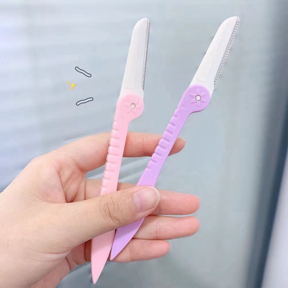 Dao tỉa lông mày có thể gập lại tiện dụng cho nữ [màu ngẫu nhiên] DANA