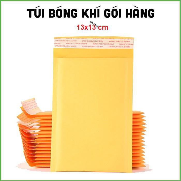 Túi Chống Sốc Túi Đóng Hàng Có Bong Bóng Khí Không Thấm Nước, Cỡ 13x13cm(COMBO 5C)