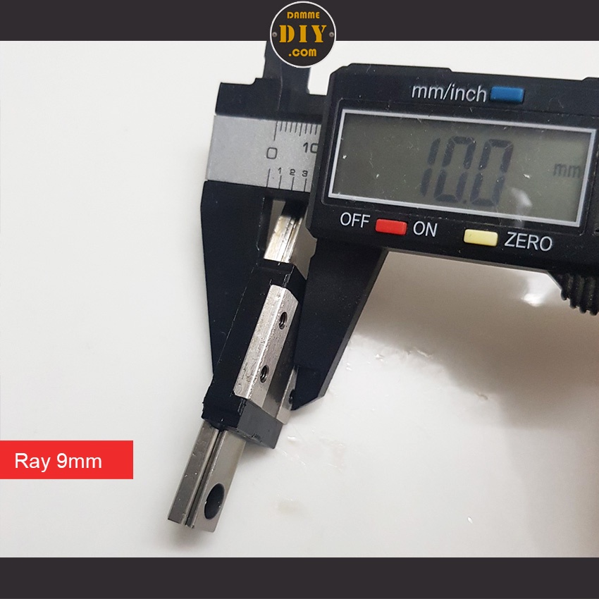 Ray trượt mini bản rộng 9mm 12mm