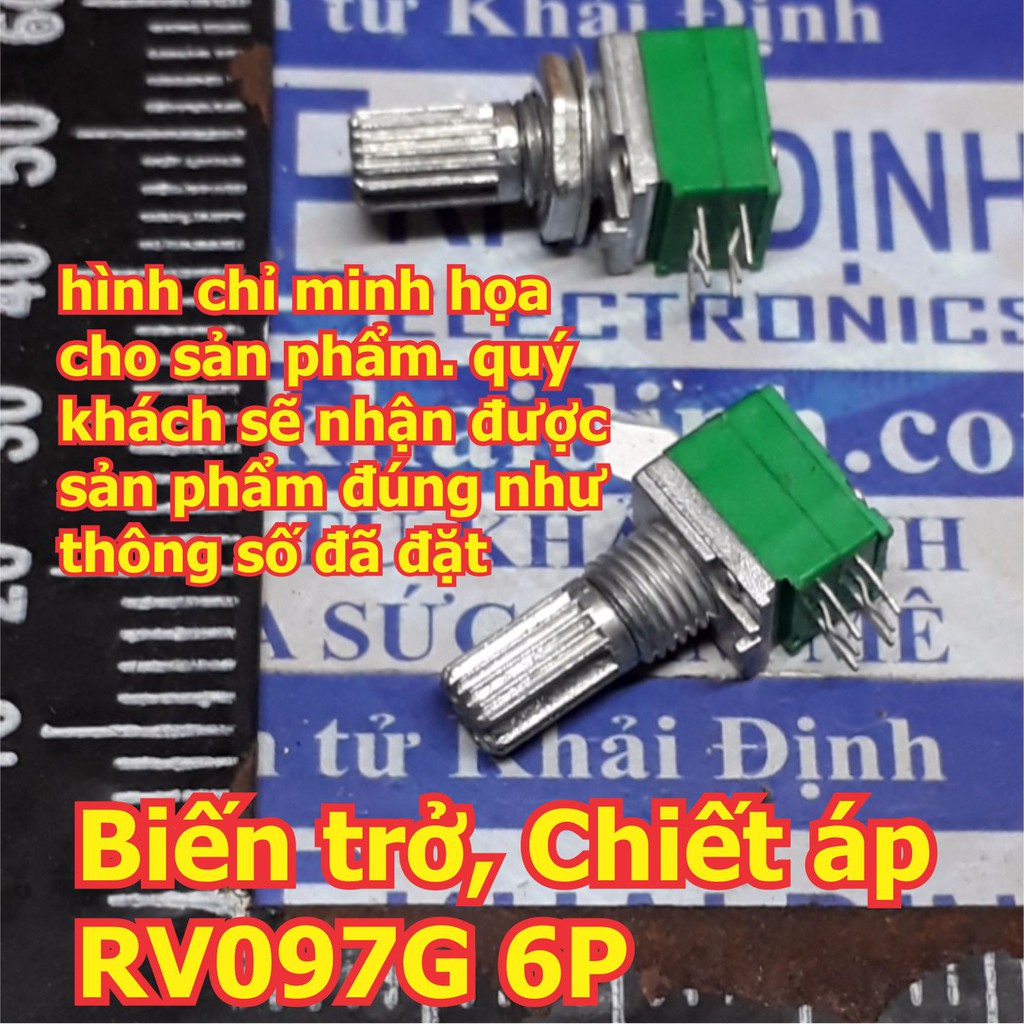 5 con Biến trở, Chiết áp RV097G RV097 6P màu xanh lá B5K B10K B20K B50K B100K kde6222