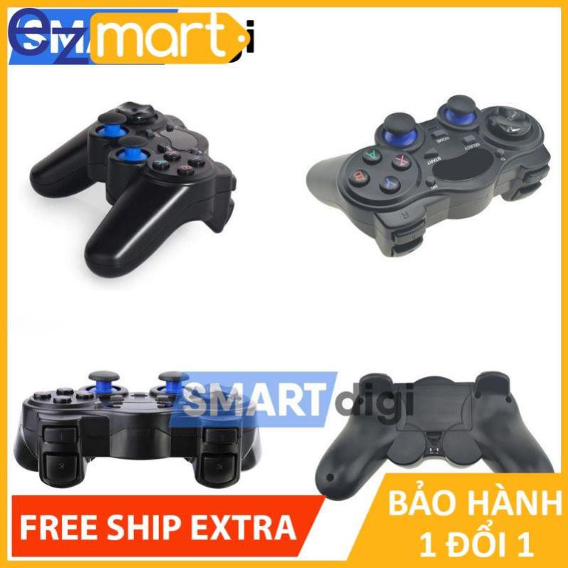 Tay cầm chơi game PC Laptop - Tay cầm không dây Điện thoại Android / Android TV / Android Box – Chơi full skill Fo4 - D8