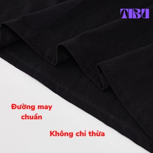 Áo thun nam nữ unisex tay lỡ form rộng TIBU , Áo thun form rộng Oversize em bé khóc cao cấp