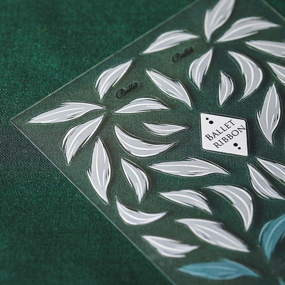 Miếng Dán Trang Trí Móng Tay Hình Hoa Lá Thời Trang