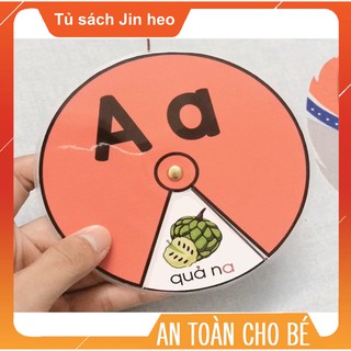 Đĩa xoay bảng chữ cái tiếng việt