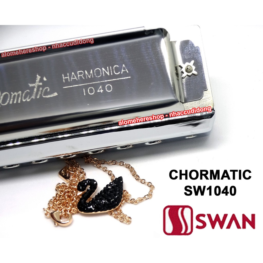 Kèn Harmonica Chromatic Swan SW1040 10 lỗ