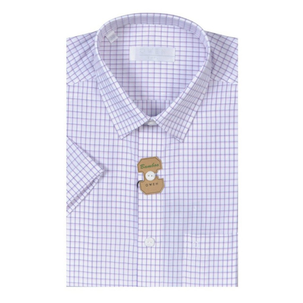 XẢ ÁO LẺ SIZE - Áo sơ mi cộc tay Owen 22242 size 42