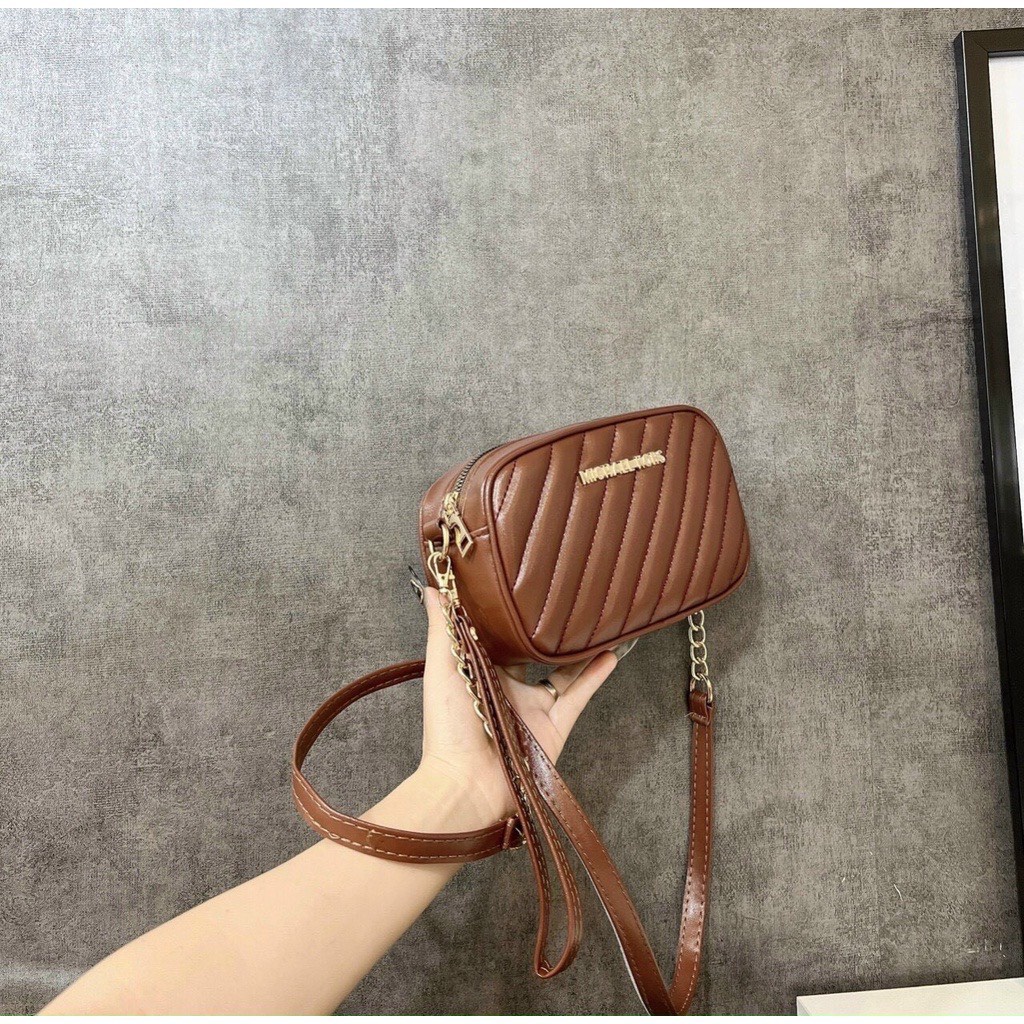 Túi xách đeo chéo nữ da mềm đẹp thời trang giá rẻ phong cách hàn quốc dễ thương DC349