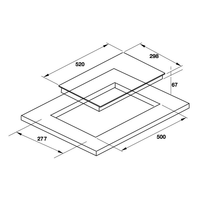 Bếp Điện Hồng Ngoại Hafele HC-R302D 536.61.670 2 Vùng Nấu