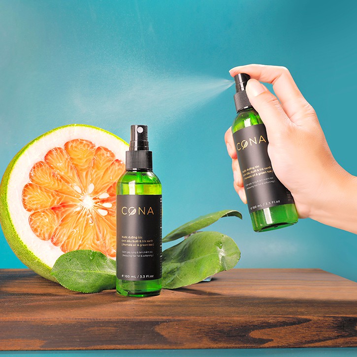 Nước dưỡng tóc tinh dầu bưởi trà xanh cona 100ml  cà phê dừa làm sạch tế bào da chết 250ml | BigBuy360 - bigbuy360.vn