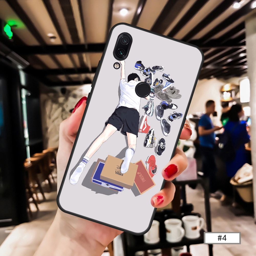 Ốp điện thoại TPU dẻo hình nam phong cách cho Xiaomi Redmi Note8 Note7 Pro 8A 7A 6A 5 plus S2