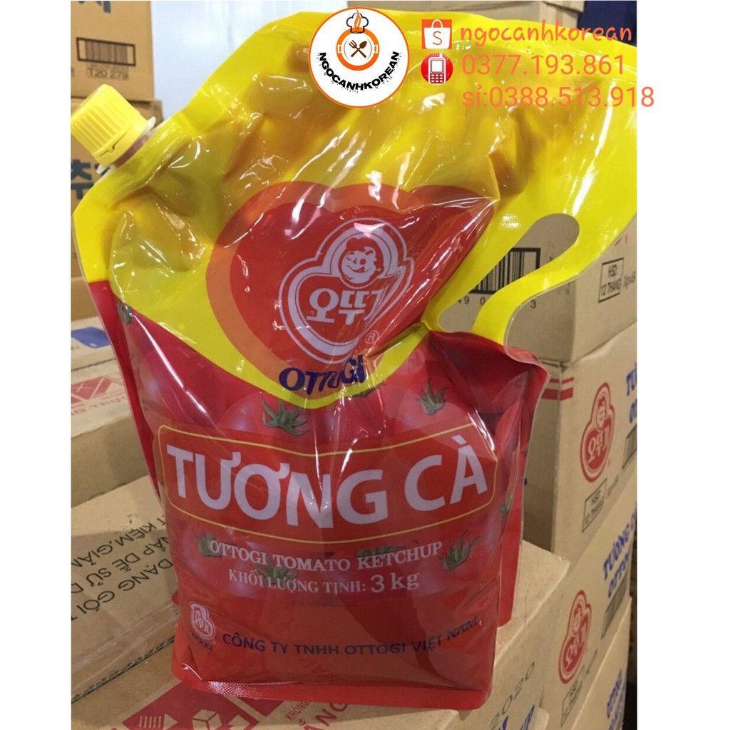 TƯƠNG CÀ OTTOGI 3KG GÓI LỚN SIÊU TIẾT KIỆM