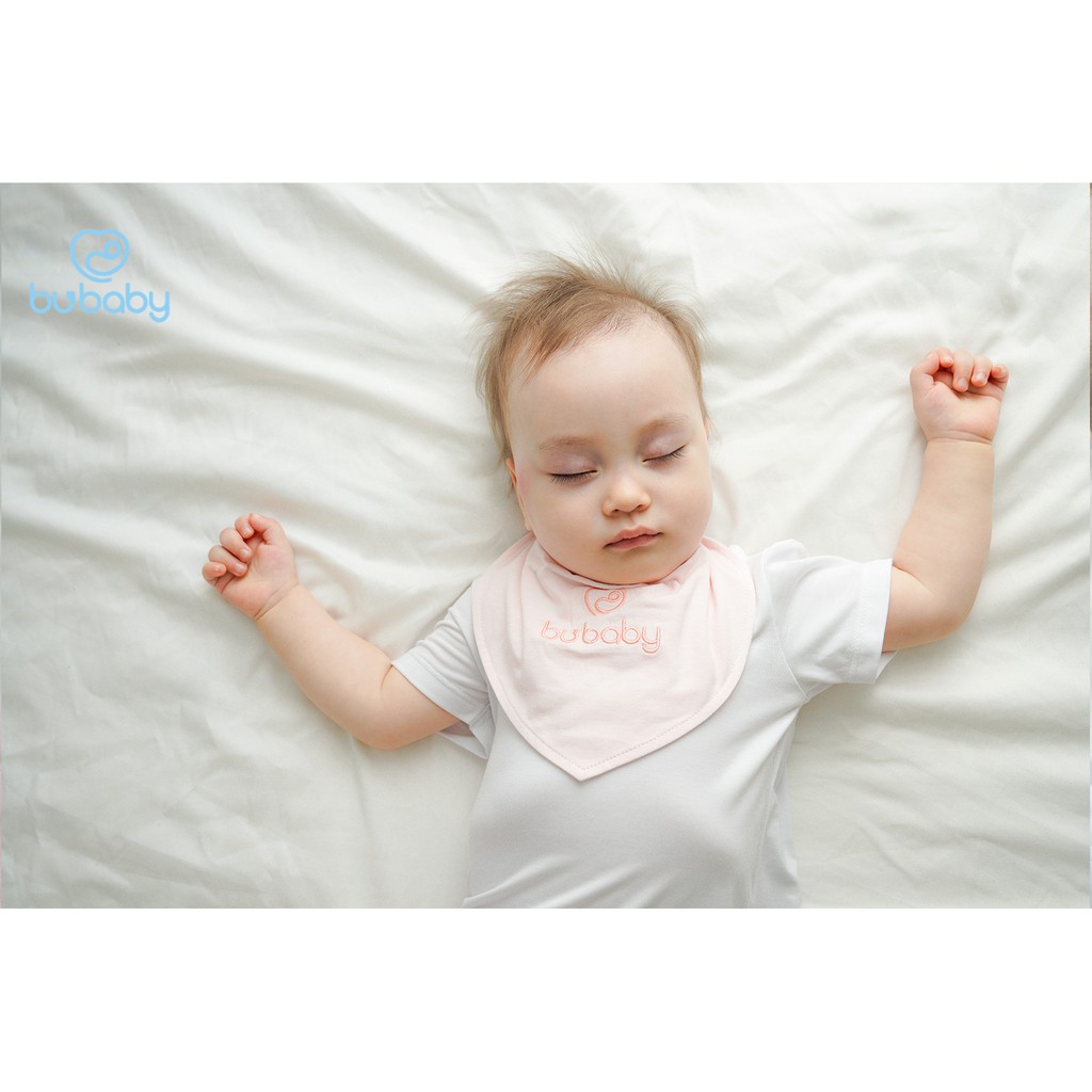 Yếm tam giác nhún cổ sơ sinh 0-2 tuổi BU Baby