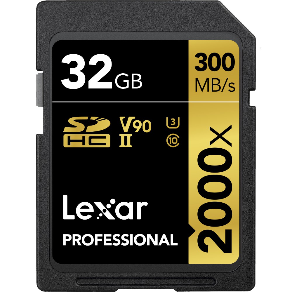 Thẻ Nhớ Lexar 32GB 2000X Professional SDXC UHS-II 300MB/260MB/s (Kèm Reader UHS-II) - Hàng Chính Hãng | BigBuy360 - bigbuy360.vn