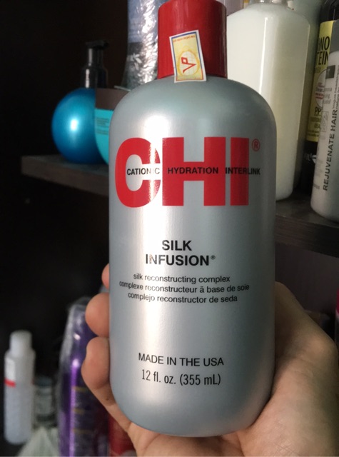 Tinh dầu dưỡng tóc CHI Silk Infusion 355ml