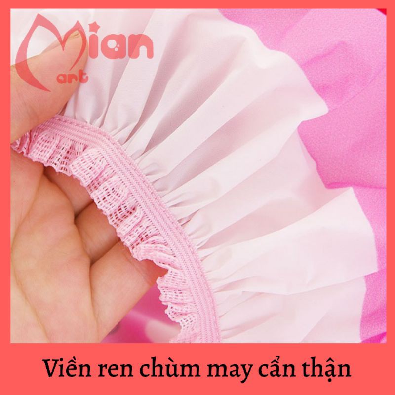 [Loại dày] Mũ chùm tóc - mũ ủ tóc nilon dày chống nước - Mian mart