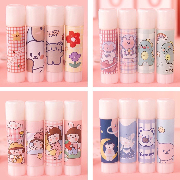 Hộp keo dán nhỏ 9g nhiều hình cute
