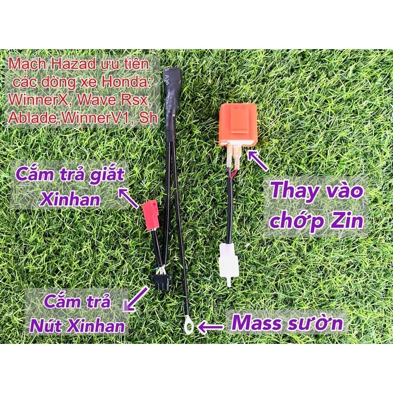 Mạch Hazard ưu tiên dòng xe Honda WinnerX, WinnerV1, AB125, Future125, Wave, SH