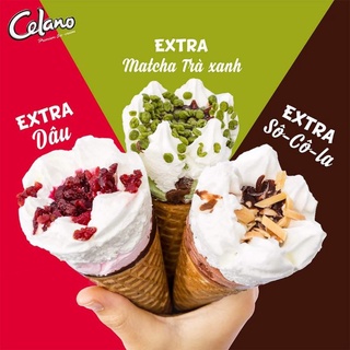 (HỎA TỐC) Kem ốc quế cao cấp Celano Extra
