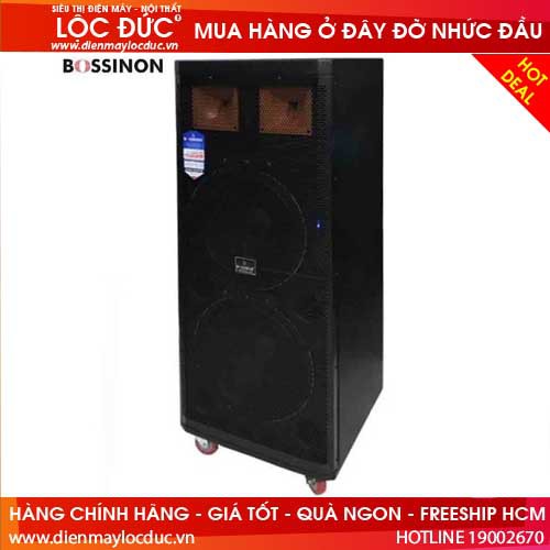LOA KÉO ĐÔI GỖ BOSSINON 4 TẤC US-D8060K (1400W)