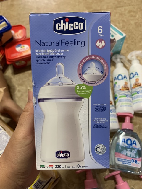 BÌNH SỮA NÚM NGHIÊNG CHICCO - ITALY