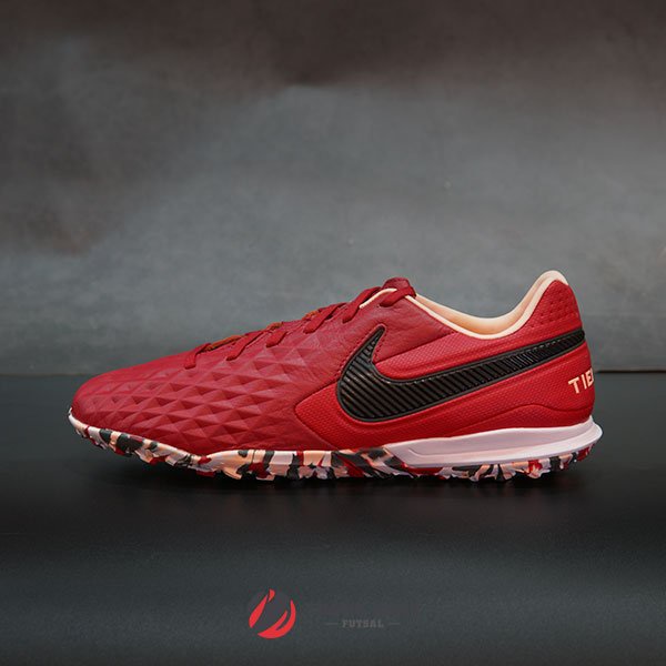 【Giày chạy thể thao】GIÀY ĐÁ BÓNG CHÍNH HÃNG NIKE TIEMPO LEGEND 8 PRO TF – AT6136-608 – ĐỎ CAMO