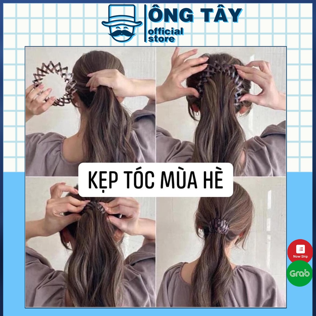 Kẹp tóc siêu nhanh hình tổ chim