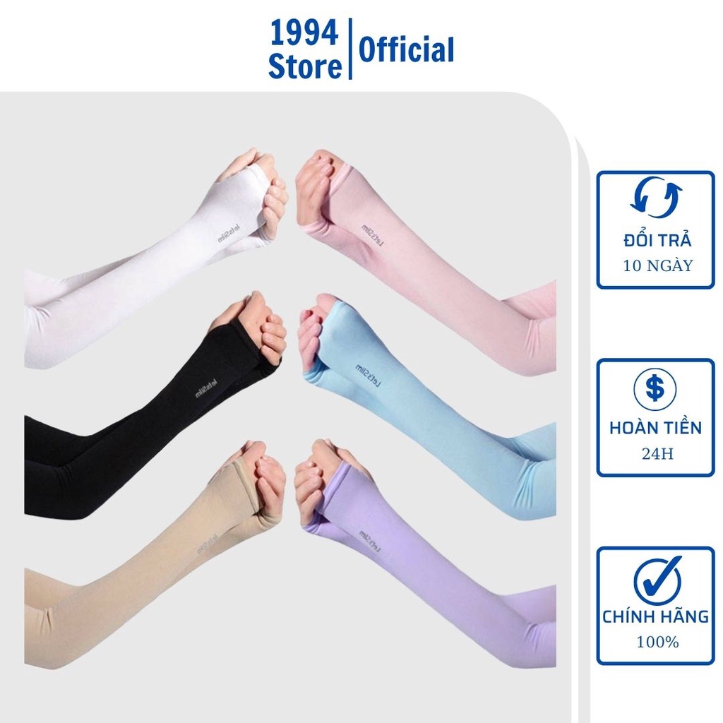 Ống Tay Chống Nắng, Găng Tay Chống Nắng Hàn Quốc Chống Tia UV Dành Cho Nam Và Nữ Let's slim
