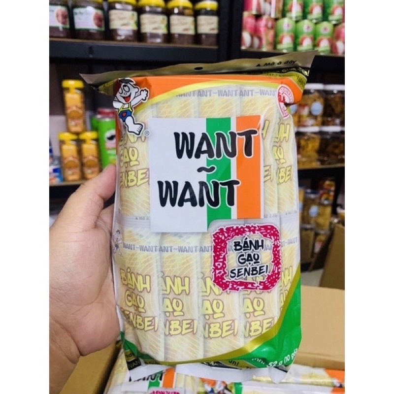 (Date th3/24) Bánh Gạo Mặn WANT WANT